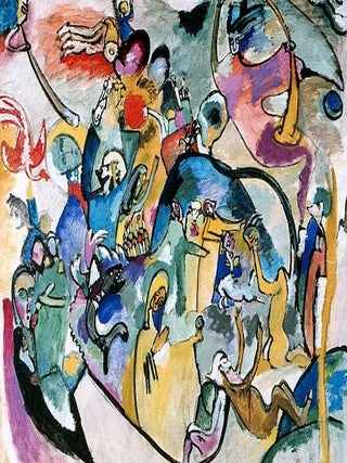 Vasilii Kandinskii: Kontrapunkt: "kompozitsiia VI" — "Kompozitsiia VII" (Vasilii Kandinskii: counterpoint: Composition VI — Composition VII); : : " VI"--" VII"