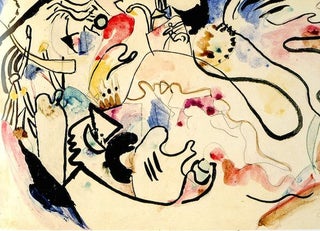 Vasilii Kandinskii: Kontrapunkt: "kompozitsiia VI" — "Kompozitsiia VII" (Vasilii Kandinskii: counterpoint: Composition VI — Composition VII); : : " VI"--" VII"