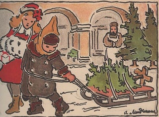 Rozhdestvenskaia otkrytka v sobranii Gosudarstvennogo muzeiia istorii Sankt-Peterburga (Christmas postcards from the collection of the Museum of the History of St. Petersburg)