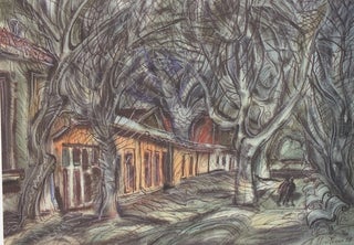 Chisinaul vechi: Vasile Movileanu: acuarela (Old Chisinau: Vasile Movileanu: watercolor)
