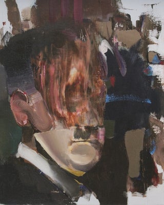 Adrian Geni. "Ia obratil svoe litso..." / Adrian Ghenie. " I have turned my only face..."; . " ".