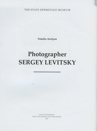 Fotograf Sergei Levitskii (Photographer Sergey Levitsky)